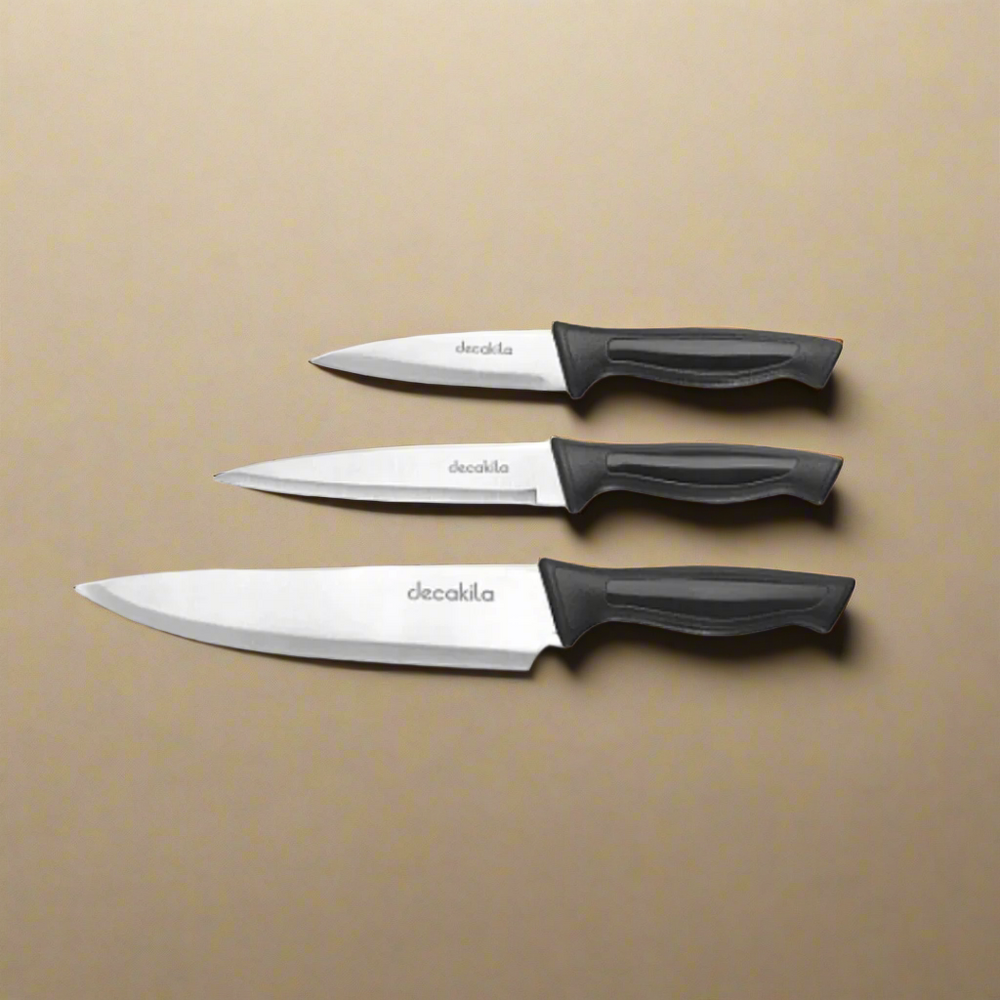 Decakila Kitchen Utensils Decakila 3 Pieces Kitchen Knife Set - KMTT109B