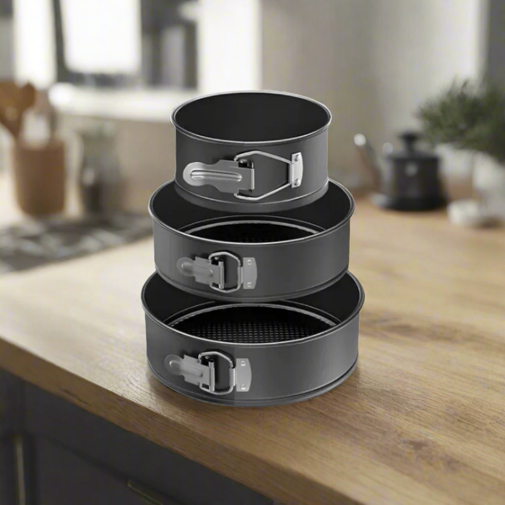 Decakila Cookware & Bakeware Decakila 3 Pieces Non-Stick Springform Pan - KMTT078B