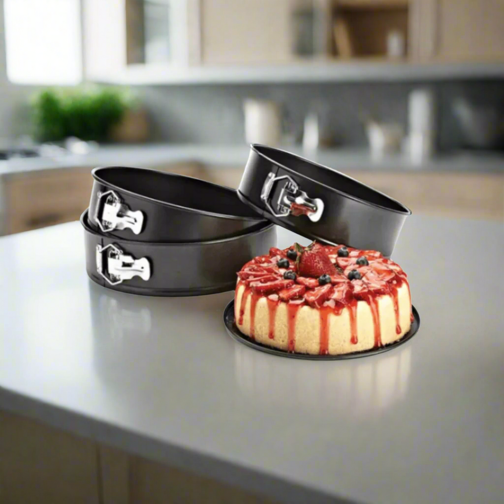 Decakila Cookware & Bakeware Decakila 3 Pieces Non-Stick Springform Pan - KMTT078B