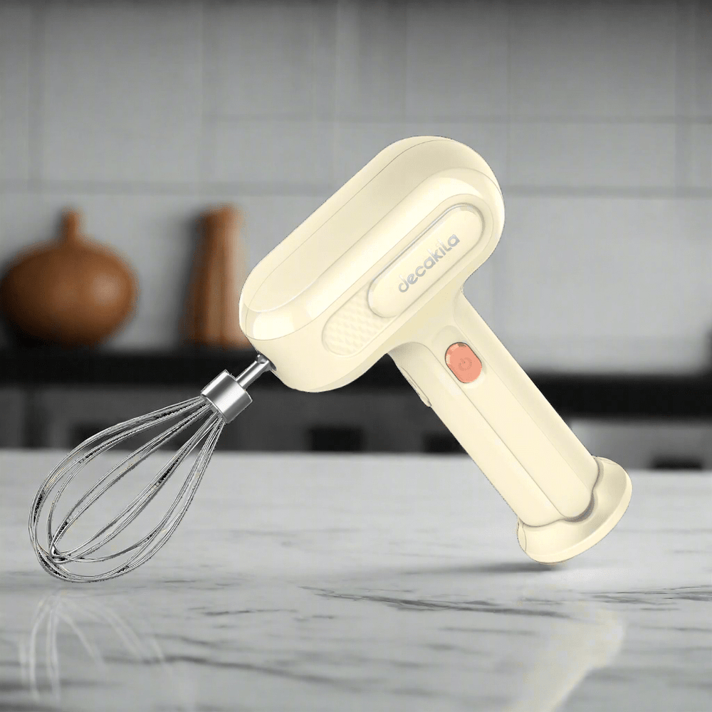 Decakila Kitchen Appliances Decakila 3-Speed Cordless Hand Mixer 25W - KMMX018G & KMMX018W
