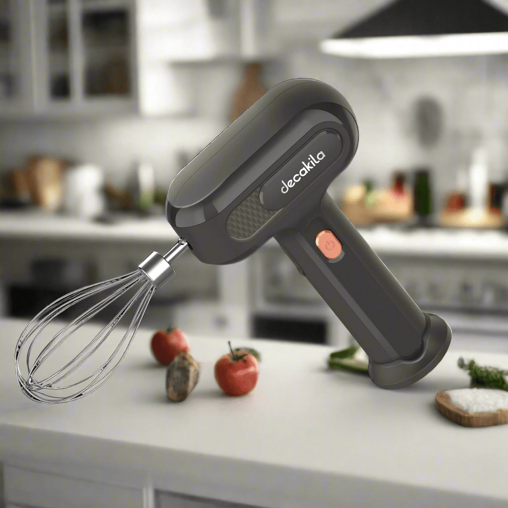 Decakila Kitchen Appliances Decakila 3-Speed Cordless Hand Mixer 25W - KMMX018G & KMMX018W