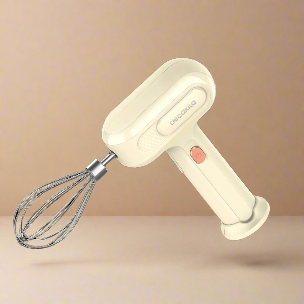 Decakila Kitchen Appliances Decakila 3-Speed Cordless Hand Mixer 25W - KMMX018G & KMMX018W