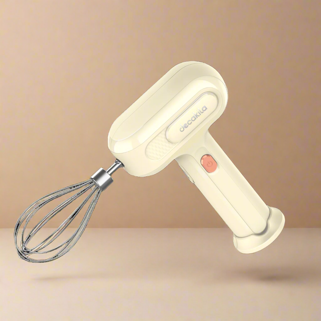 Decakila Kitchen Appliances Decakila 3-Speed Cordless Hand Mixer 25W - KMMX018G & KMMX018W