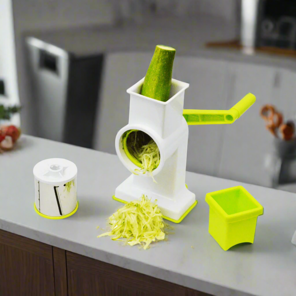 Decakila Kitchen Tools & Accessories Decakila 3 Stainless Steel Blade Drum Grater - KMTT086W