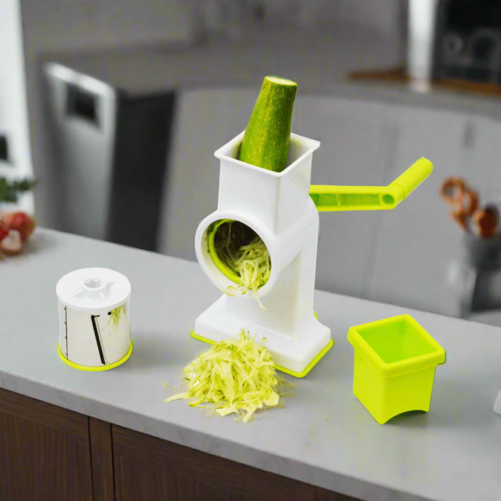 Decakila Kitchen Tools & Accessories Decakila 3 Stainless Steel Blade Drum Grater - KMTT086W