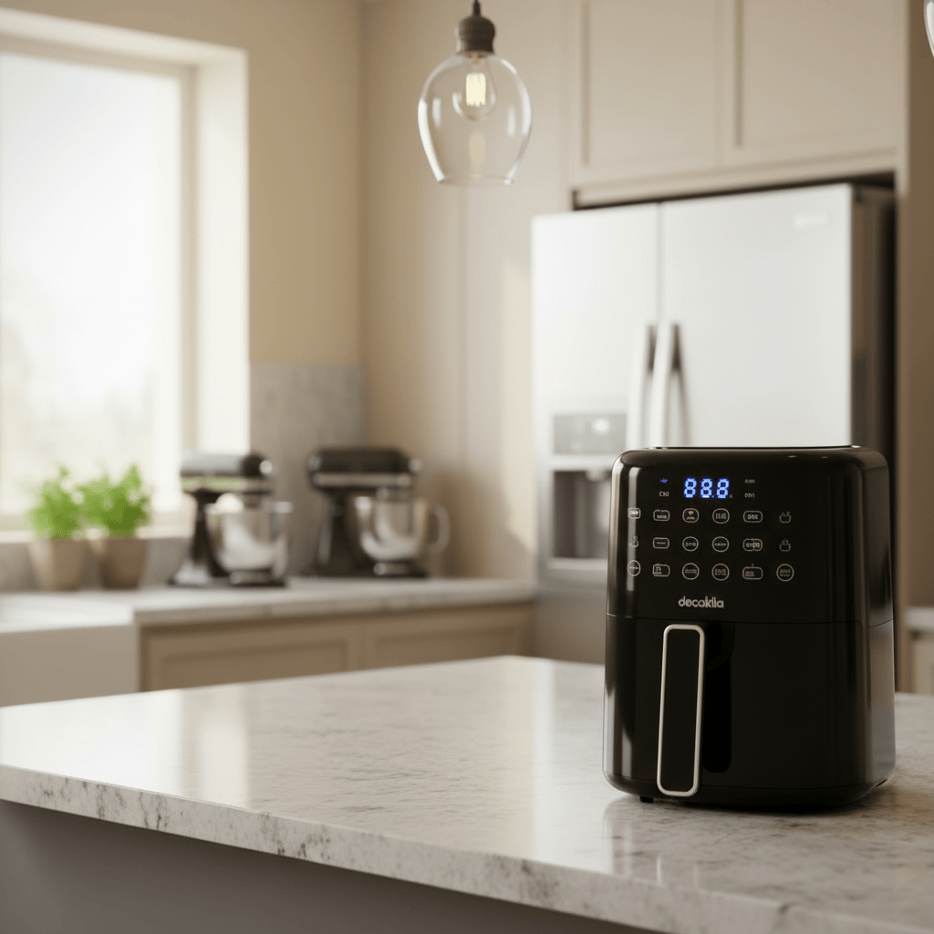 Decakila Kitchen Appliances Decakila 4.5L Black Digital Air Fryer 1400W - KEEC100B