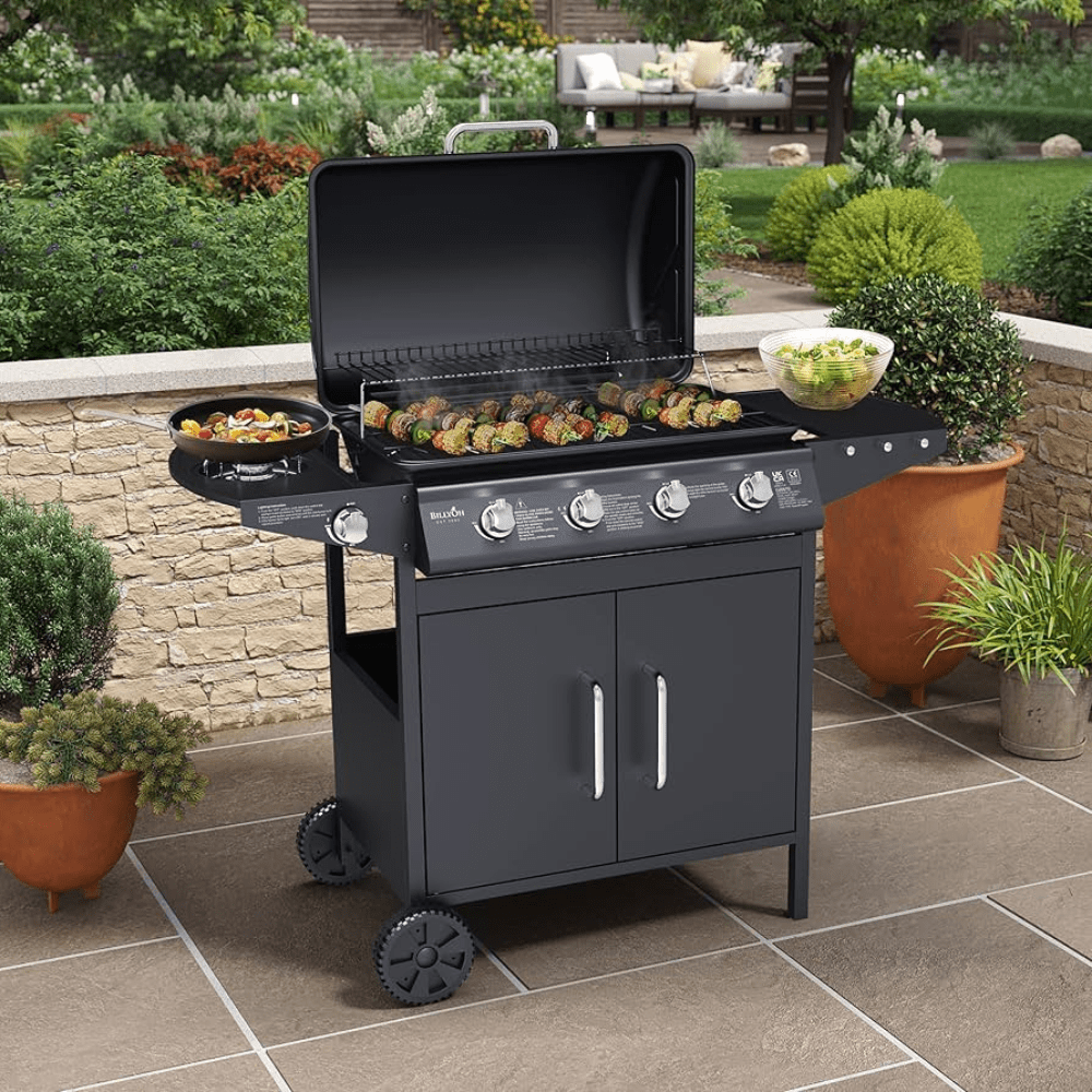 Decakila Kitchen Appliances Decakila 4 Burner Gas BBQ Grill Stand - KMGS006B