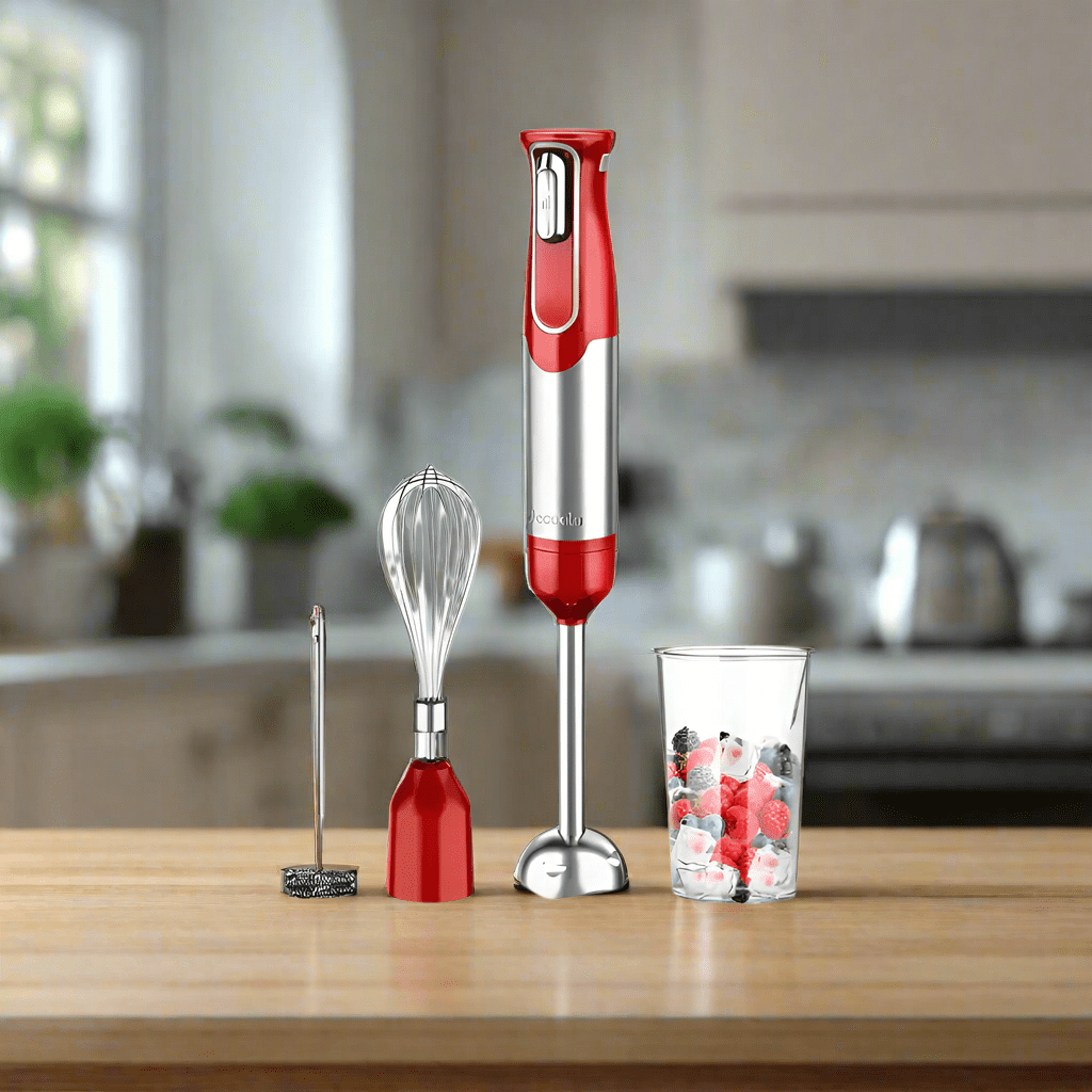 Decakila Kitchen Appliances Decakila 4 in 1 Cordless Hand Blender Set 100W - KMJB024R