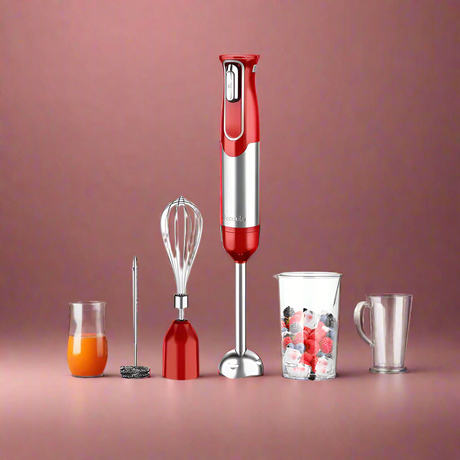 Decakila Kitchen Appliances Decakila 4 in 1 Cordless Hand Blender Set 100W - KMJB024R