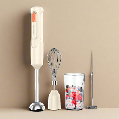 Decakila Kitchen Appliances Decakila 4 in 1 Cordless Hand Blender Set 60W - KMJB041G & KMJB041W