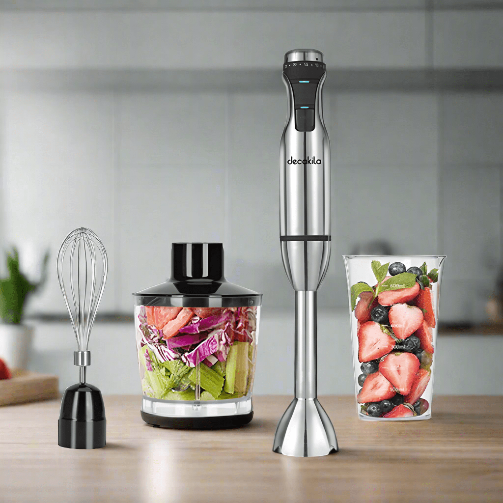 Decakila Kitchen Appliances Decakila 4 in 1 Hand Blender Set 600W - KEJB018M