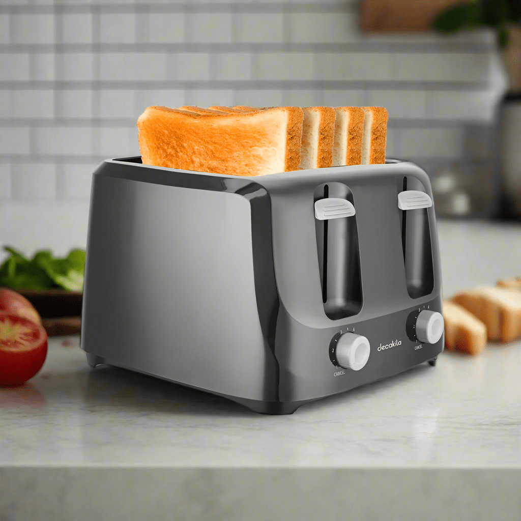 Decakila Kitchen Appliances Decakila 4 Slides Toaster 1500W - KETS010B