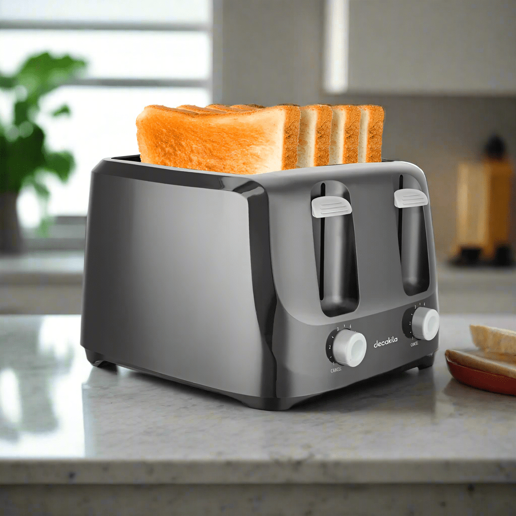 Decakila Kitchen Appliances Decakila 4 Slides Toaster 1500W - KETS010B