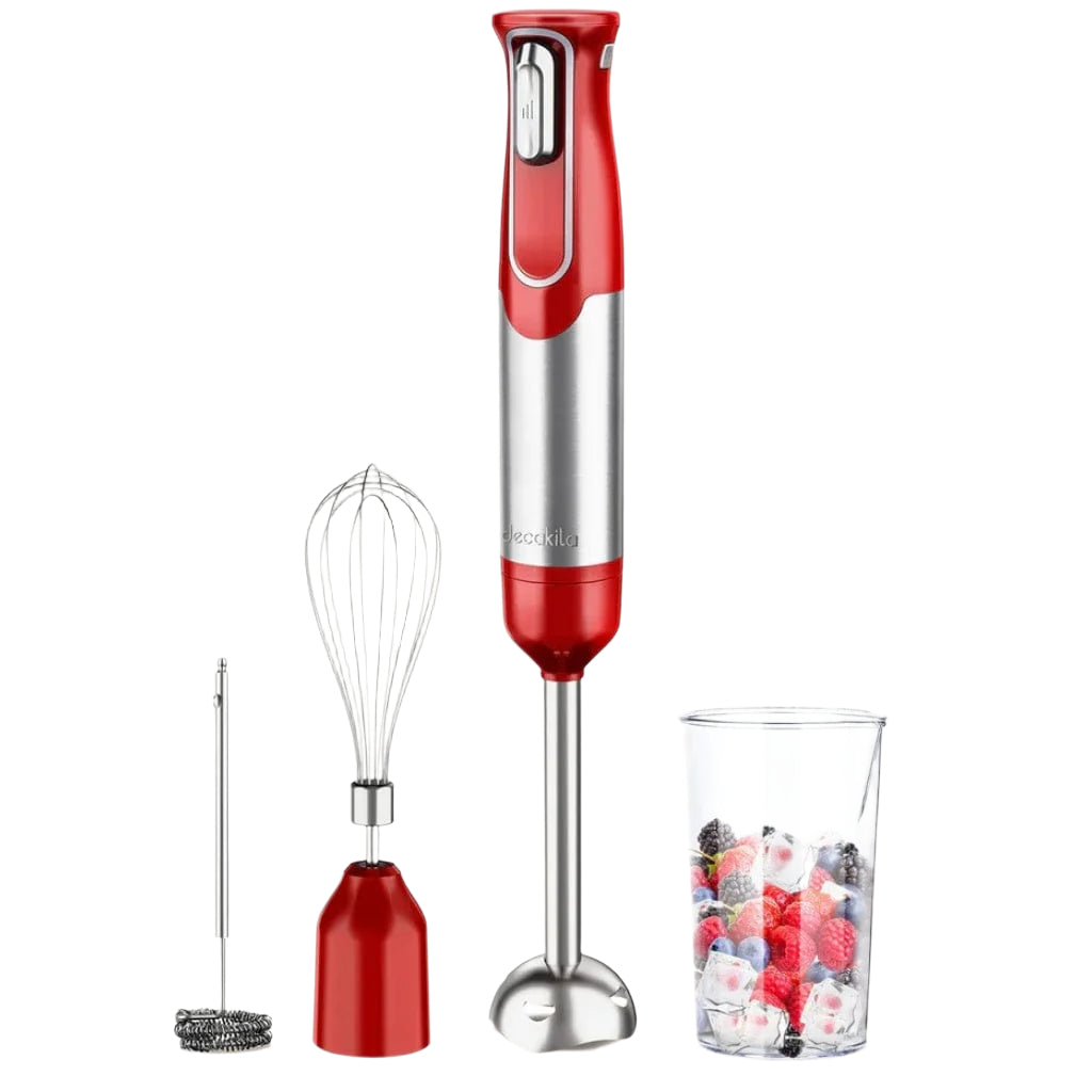 Decakila Kitchen Appliances Decakila 5 in 1 Cordless Hand Blender Set 100W - KMJB021R & KMJB021B