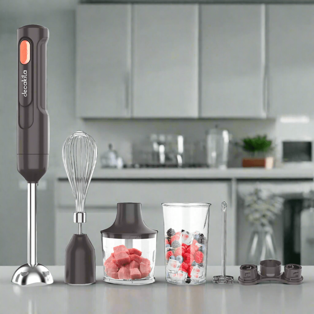 Decakila Kitchen Appliances Decakila 5 in 1 Cordless Hand Blender Set 60W - KMJB042G & KMJB042W