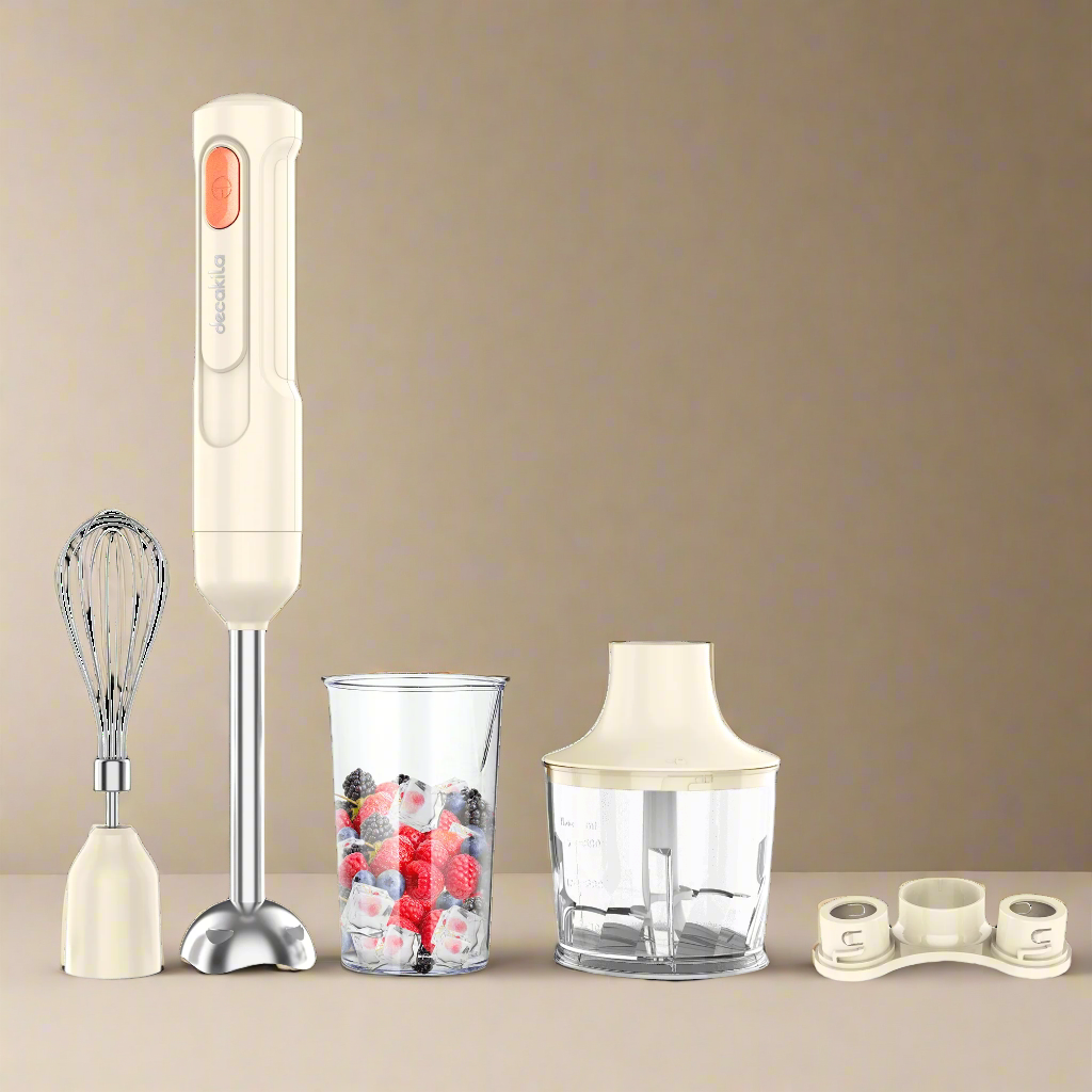Decakila Kitchen Appliances Decakila 5 in 1 Cordless Hand Blender Set 60W - KMJB042G & KMJB042W
