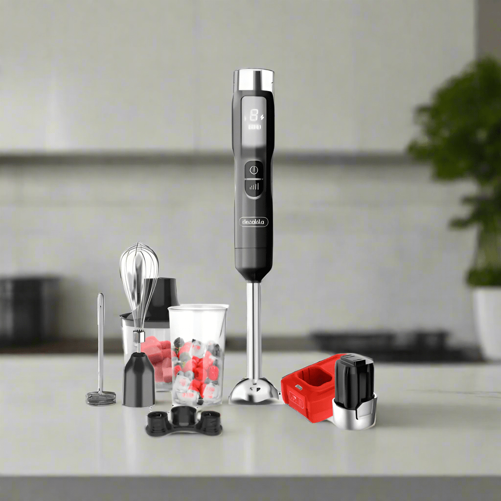 Decakila Kitchen Appliances Decakila 5-Speed 5-in-1 Cordless Rechargeable Immersion Hand Blender 100W