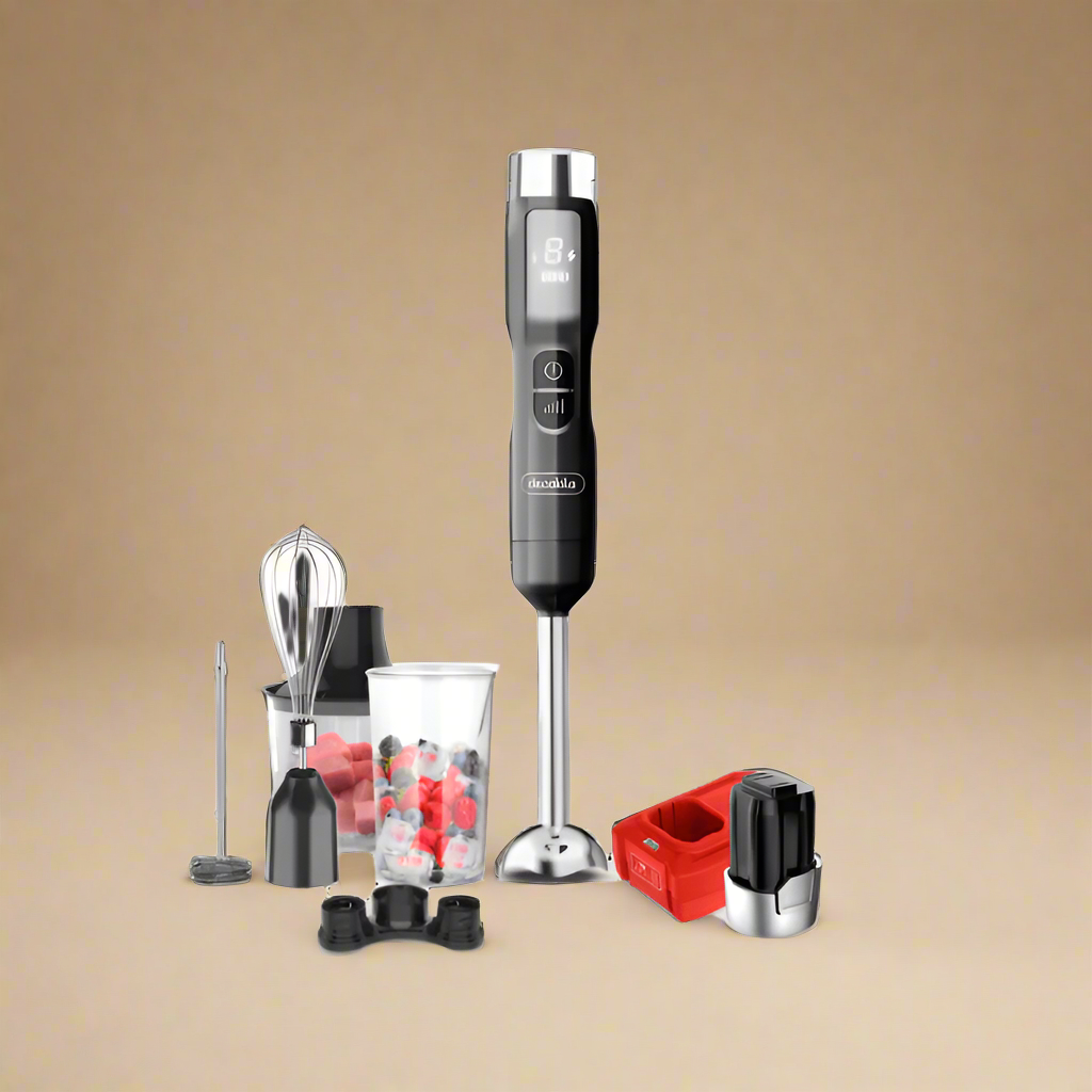 Decakila Kitchen Appliances Decakila 5-Speed 5-in-1 Cordless Rechargeable Immersion Hand Blender 100W