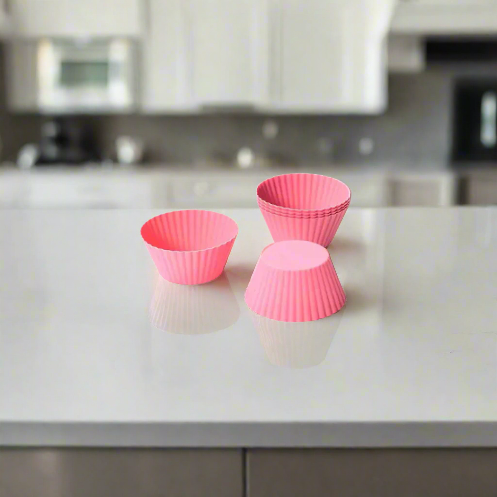 Decakila Cookware & Bakeware Decakila 6 Pieces Silicone Cupcake Mold Set - KMTT075Y