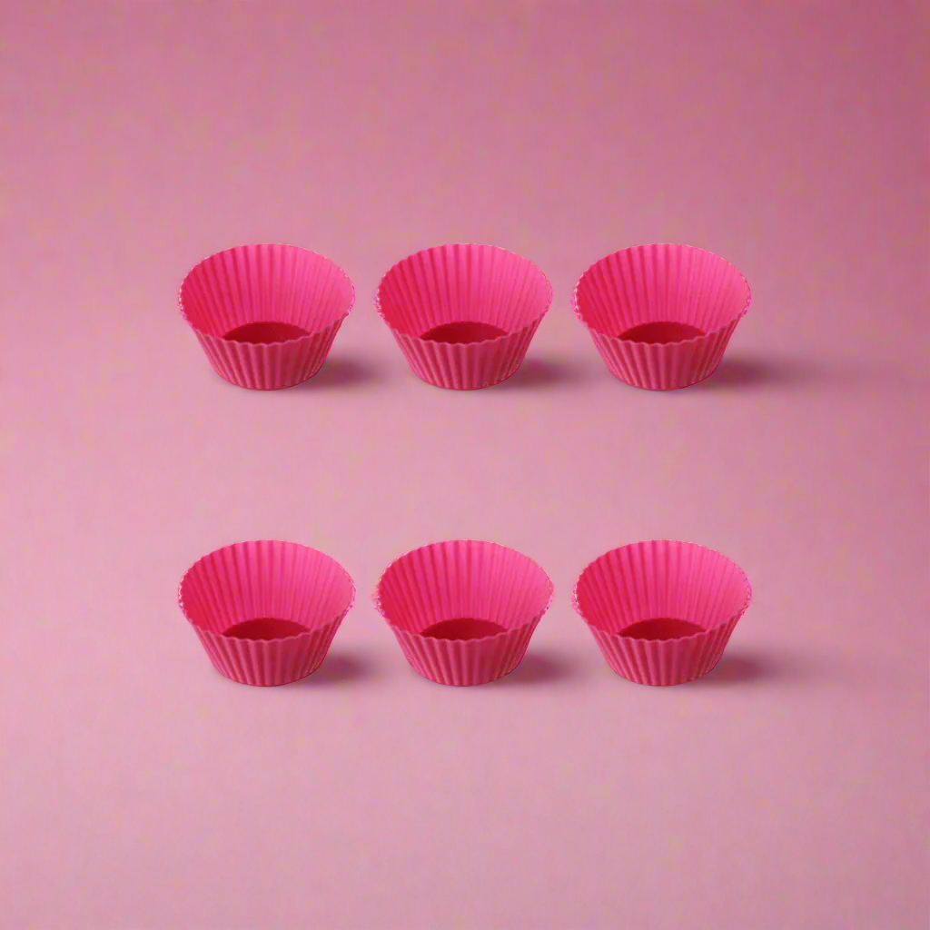 Decakila Cookware & Bakeware Decakila 6 Pieces Silicone Cupcake Mold Set - KMTT075Y