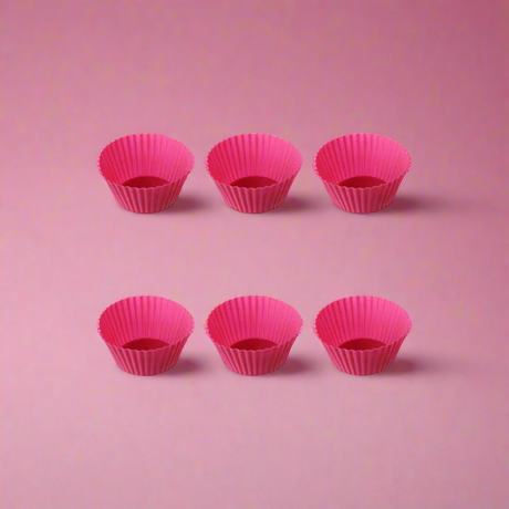 Decakila Cookware & Bakeware Decakila 6 Pieces Silicone Cupcake Mold Set - KMTT075Y