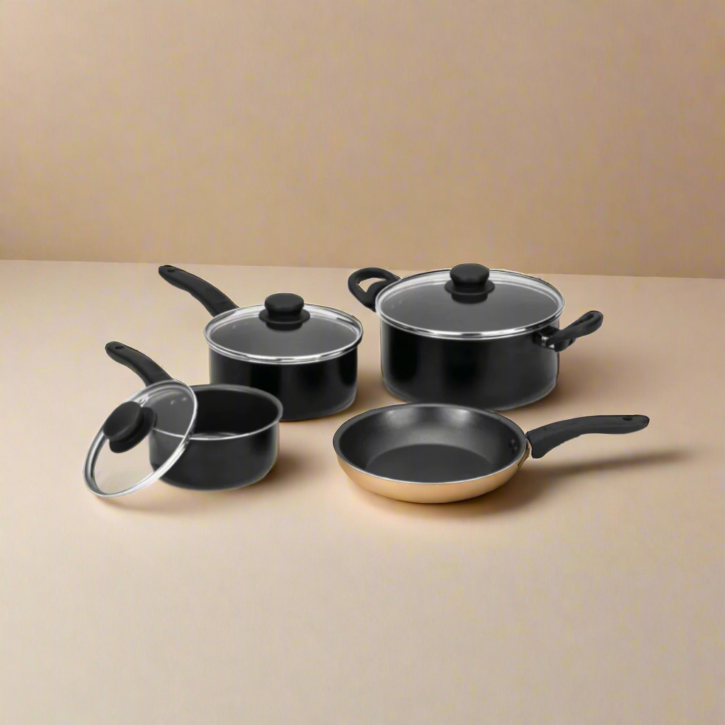 Decakila Cookware & Bakeware Decakila 7 Pieces Non-Stick Cookware Set - KMEP004B