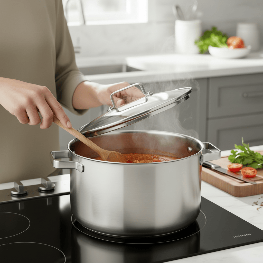 Decakila Kitchen Utensils Decakila 8 x 10cm Stainless Steel Casserole - KMEP025M