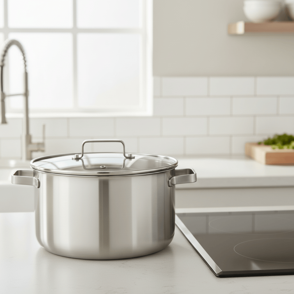 Decakila Kitchen Utensils Decakila 8 x 10cm Stainless Steel Casserole - KMEP025M