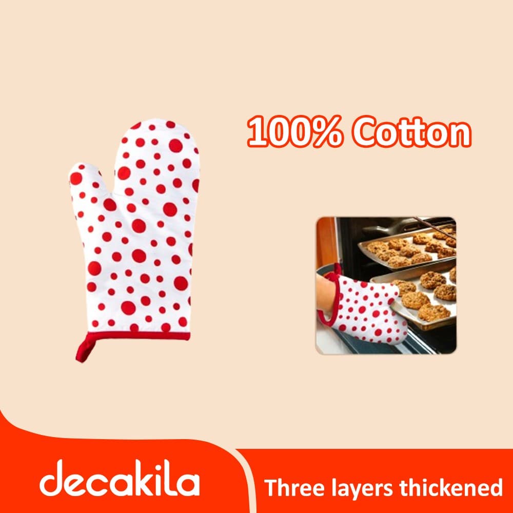 Decakila Cookware & Bakeware Decakila Cotton Oven Mitts - KMTT055R