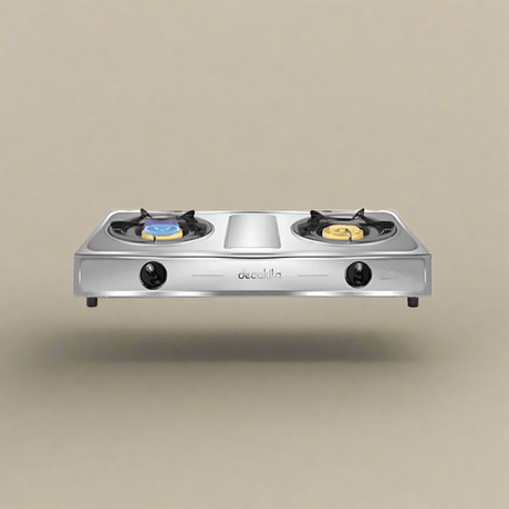 Decakila Kitchen Appliances Decakila Double Burner Table Top Gas Stove - KMGS013M