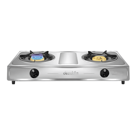 Decakila Kitchen Appliances Decakila Double Burner Table Top Gas Stove - KMGS013M