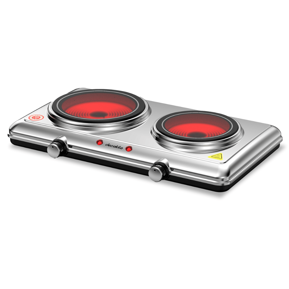 Decakila Kitchen Appliances Decakila Double Ceramic Hot Plate 1200W - KECC013M