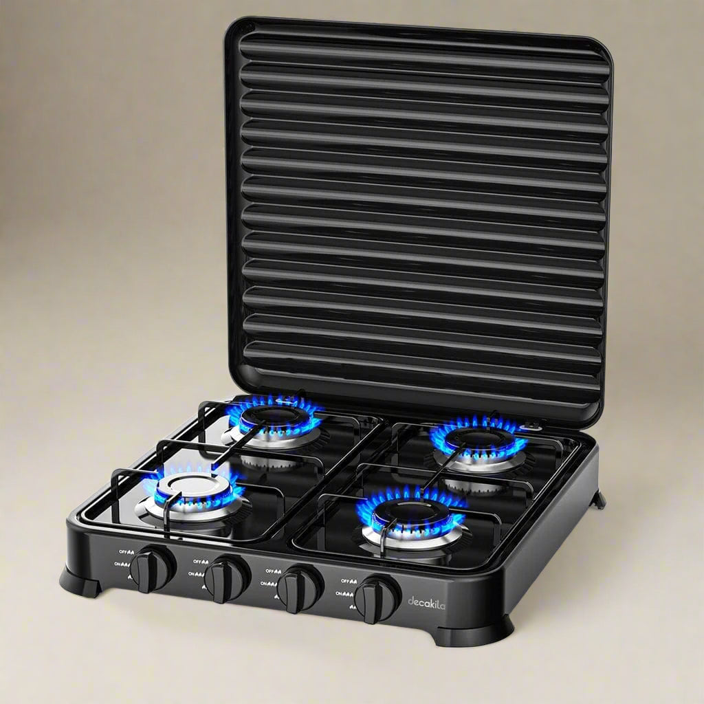 Decakila Kitchen Appliances Decakila Four Burner Gas Stove - KMGS010B