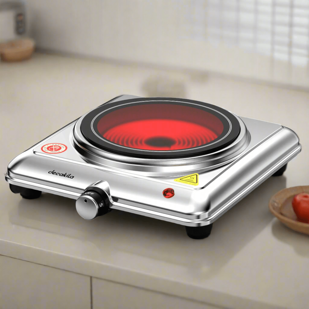 Decakila Kitchen Appliances Decakila Single Ceramic Hot Plate 1200W - KECC012M