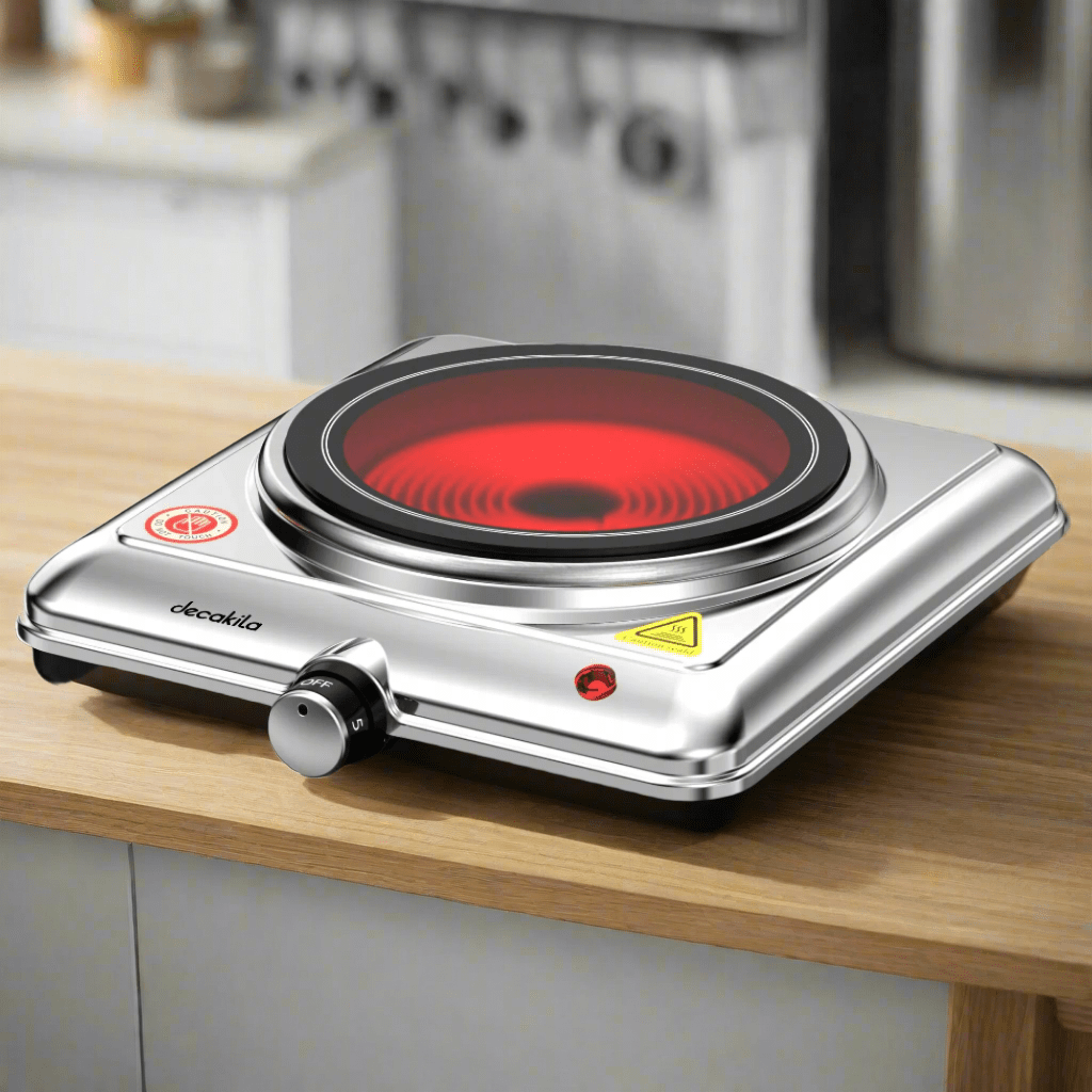 Decakila Kitchen Appliances Decakila Single Ceramic Hot Plate 1200W - KECC012M