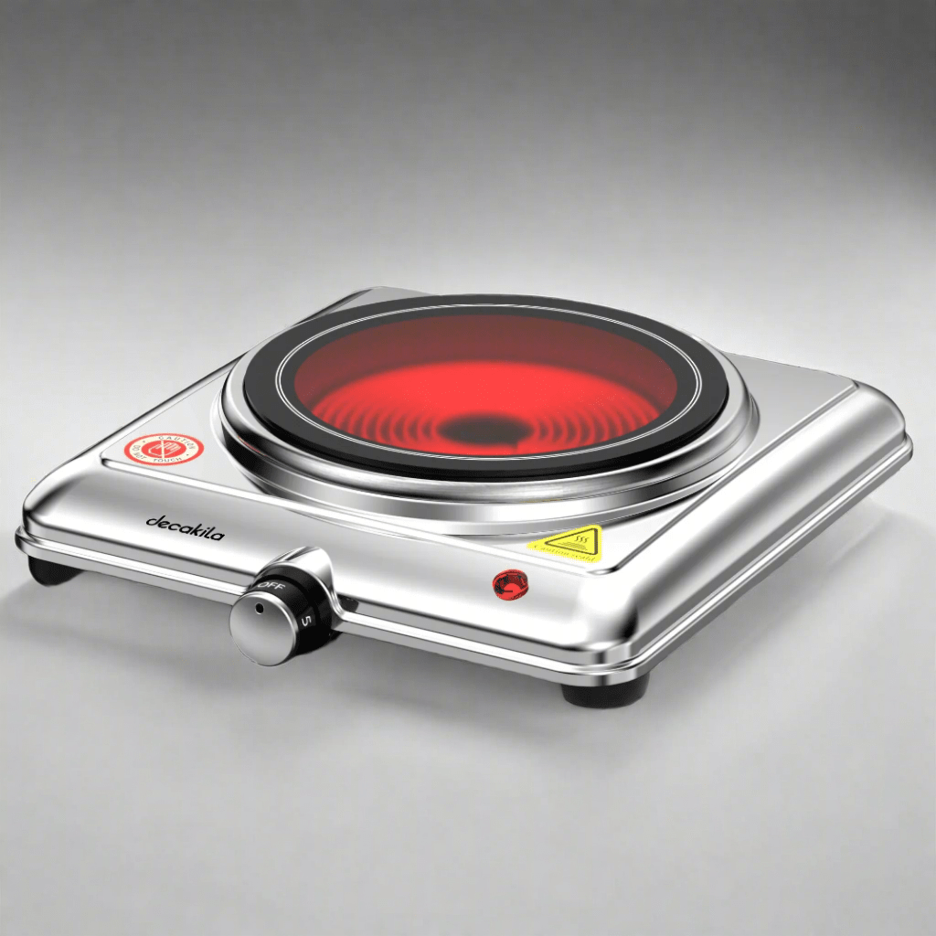 Decakila Kitchen Appliances Decakila Single Ceramic Hot Plate 1200W - KECC012M