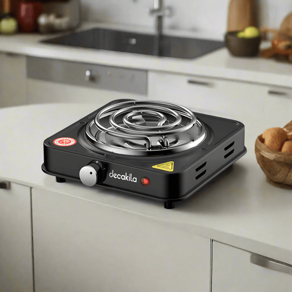 Decakila Kitchen Appliances Decakila Single Hot Plate 1000W - KECC001B