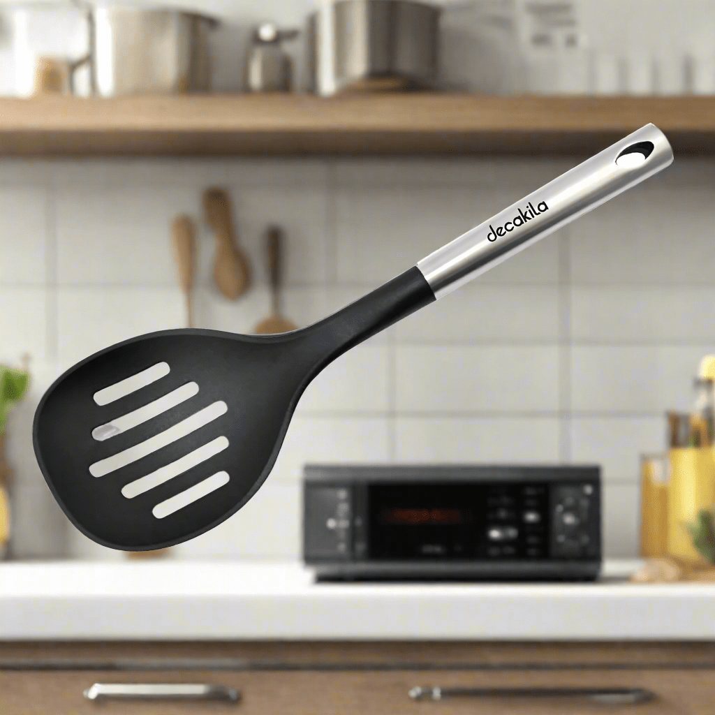 Decakila Kitchen Utensils Decakila Stainless Steel & Plastic Slotted Spoon - KMTT041B