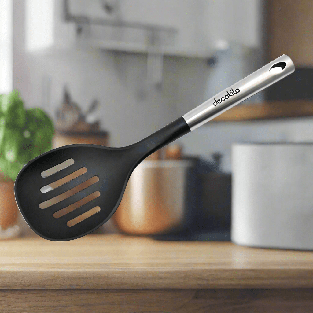Decakila Kitchen Utensils Decakila Stainless Steel & Plastic Slotted Spoon - KMTT041B
