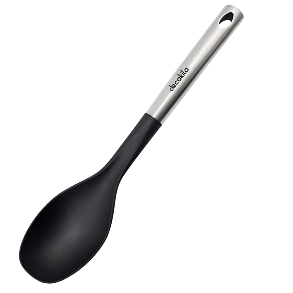 Decakila Kitchen Utensils Decakila Stainless Steel & Plastic Solid Spoon - KMTT044B