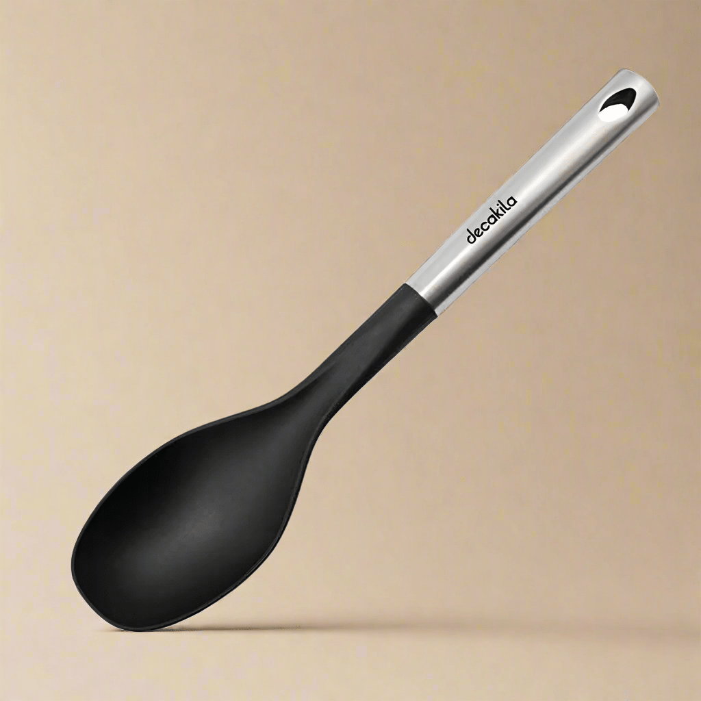 Decakila Kitchen Utensils Decakila Stainless Steel & Plastic Solid Spoon - KMTT044B