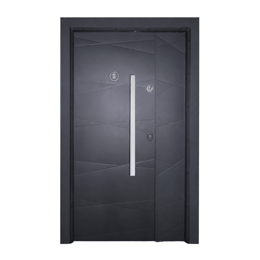 Decordin Security & Entrance Doors Full-Metal All-Weather Security Entrance Door with Mono Lock