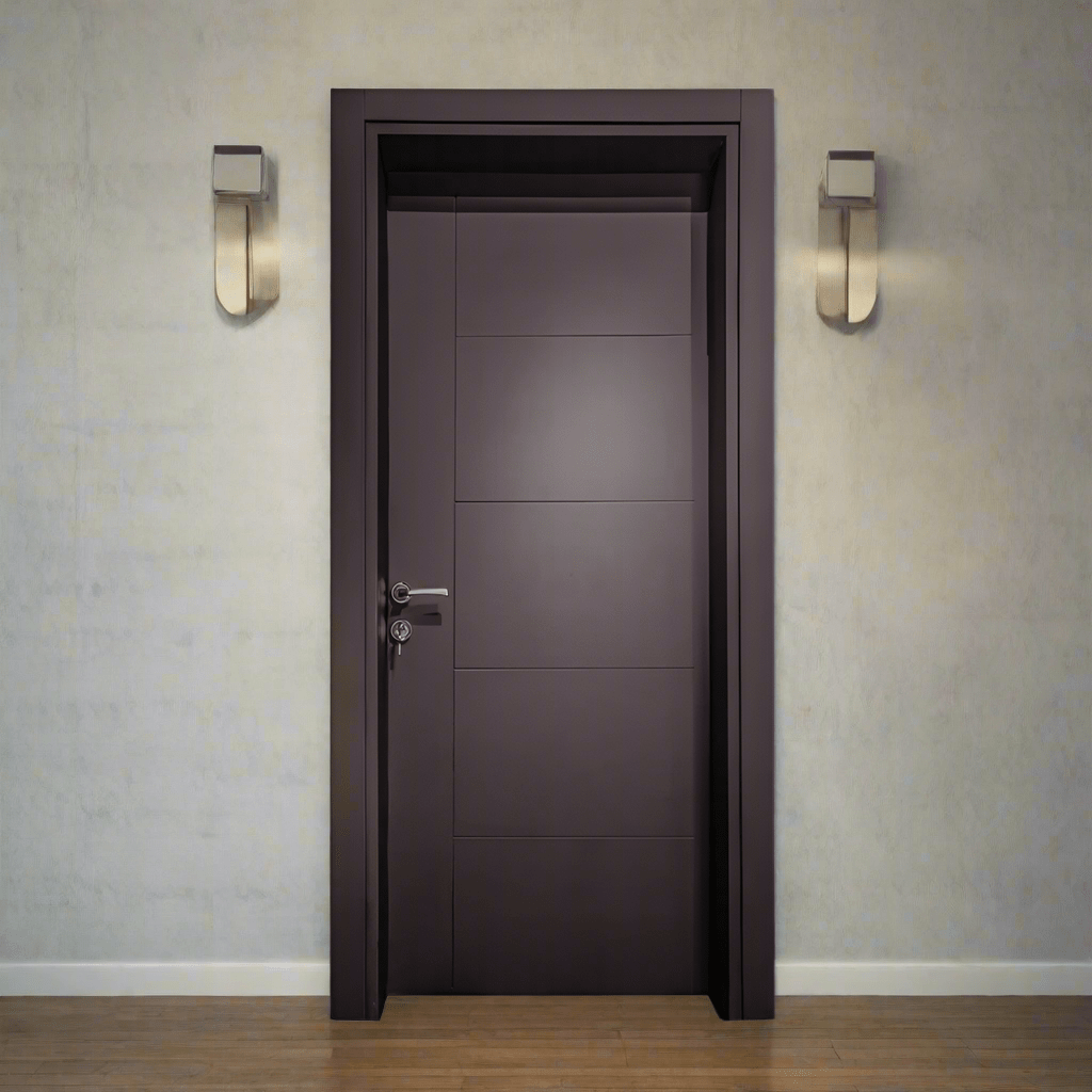 Decordin Security Doors Interior Dark Brown Door