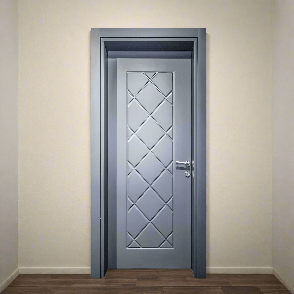 Decordin Security Doors Interior Grey With Texture Door