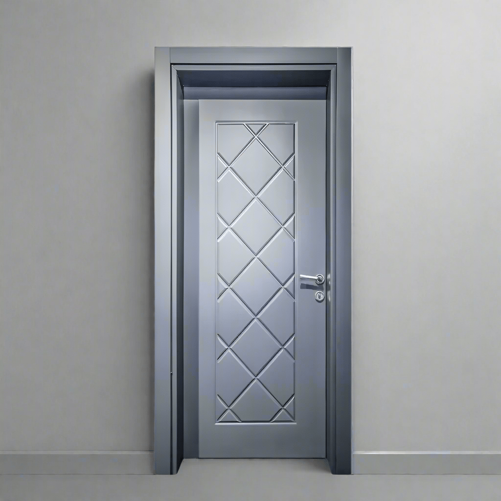 Decordin Security Doors Interior Grey With Texture Door