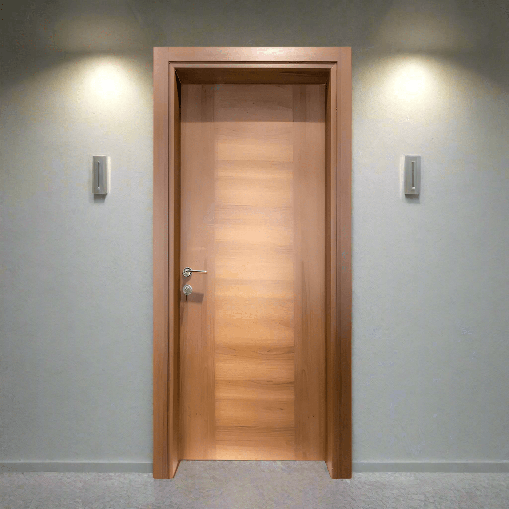 Decordin Security Doors Interior Light Brown Door
