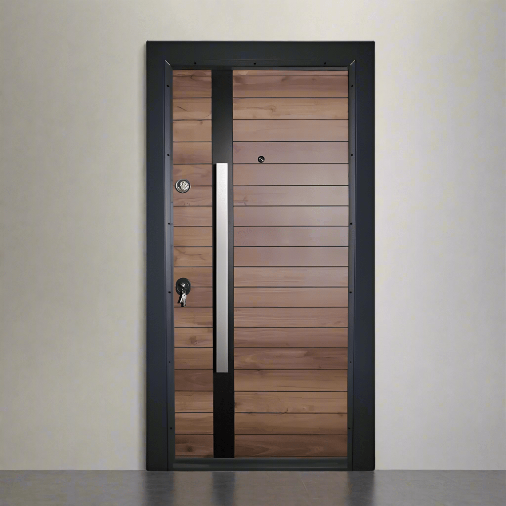 Decordin Security Doors Laminox Dark Brown Single Door - PMR-014