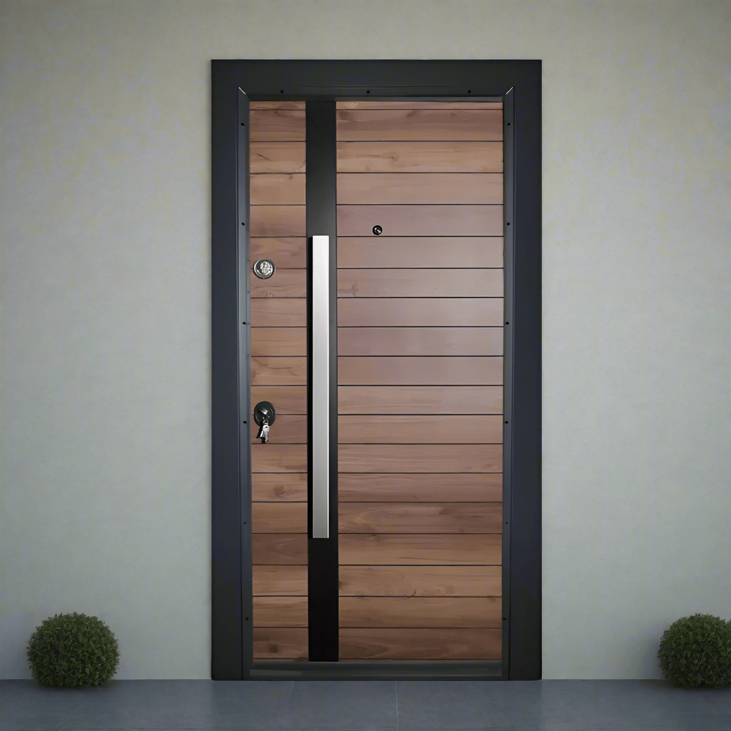 Decordin Security Doors Laminox Dark Brown Single Door - PMR-014