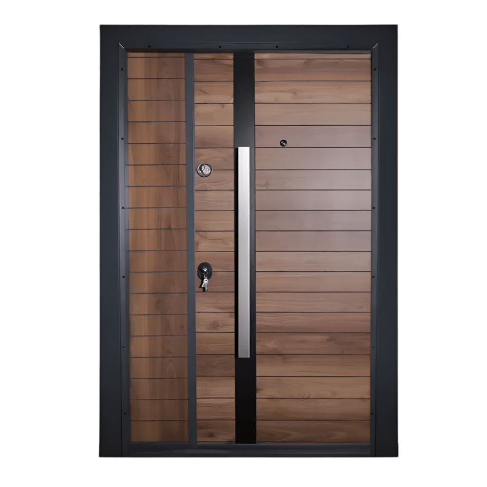 Decordin Security Doors Laminox Portal Dark Brown One & Half Door - PMR-014