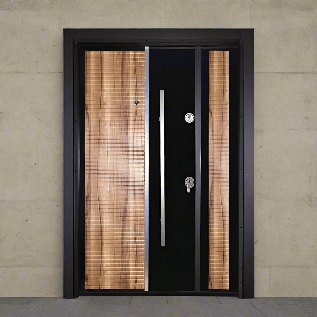Decordin Security Doors PVC Laminated One & Half Door - PMR 023